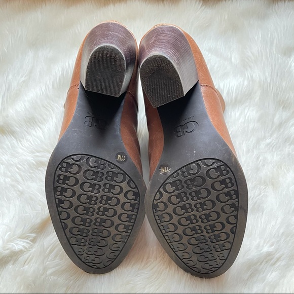 Gianni Bini Leather Ankle Heeled Boot size 11 - Picture 4 of 4